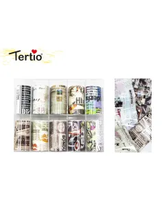 Papel de Transferencia para Uñas: Decoración con Adhesivos T0132-B