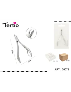 Alicates Cuticula De Acero Inoxidable 20078