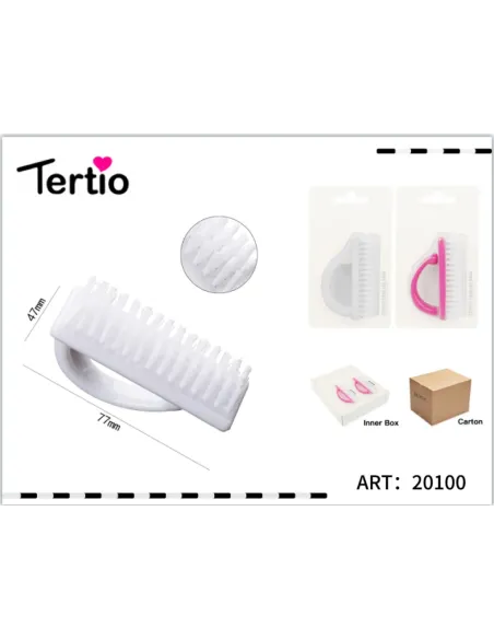 Cepillo De U?As De Nylon Con Mango