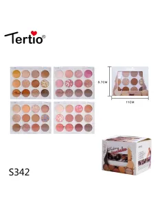 Sombra De Ojos 12 Colores S342