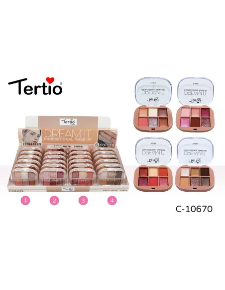 Sombra De Ojos 6 Colores