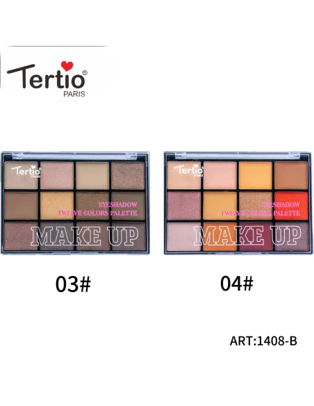 Paleta Sombra De Ojos 12 Colores 1408-B