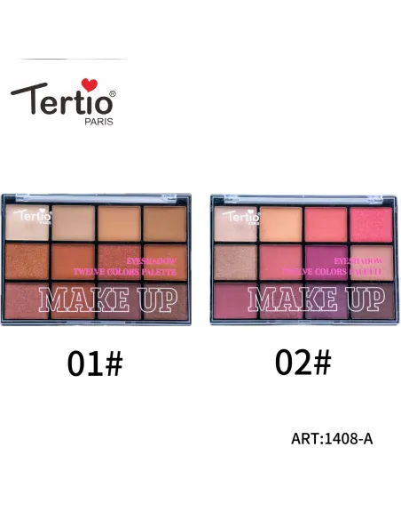 Paleta Sombra De Ojos 12 Colores 1408-A