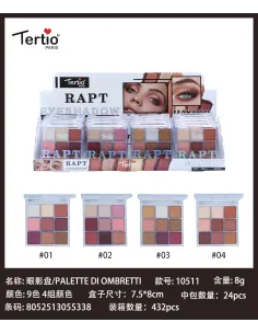 Paleta De Sombra 9 Colores 10511