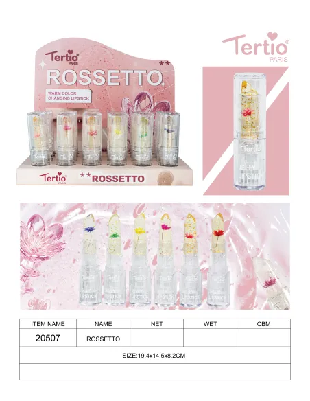 Tertio Barra Labial Jelly que Cambia de Color 20507 Tertio Barra Labial Jelly que Cambia de Color 20507