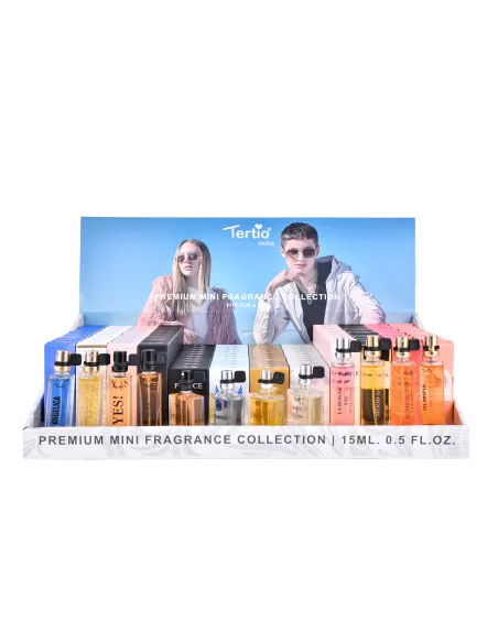 Perfumes de 15ml Set de 120 Unds + 12 Unds Gratis