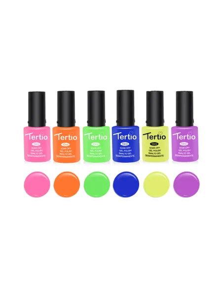 Esmalte Semi-Permanente Uv Pack de 6 – Fluorescente