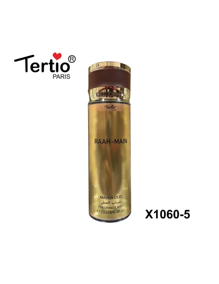 RAAH-MAIN Amber Oud Mist Corporal 250ml - Bruma Perfumata Araba Ambrata e Intensa