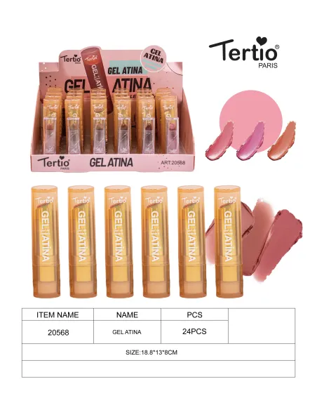 Tertio Barra Labial con Textura Gelatina 20568 Tertio Barra Labial con Textura Gelatina 20568