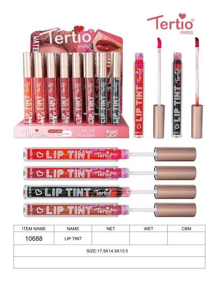 Tertio Lip Tint – Brillo Labial de Larga Duración 10688 Tertio Lip Tint – Brillo Labial de Larga Duración 10688