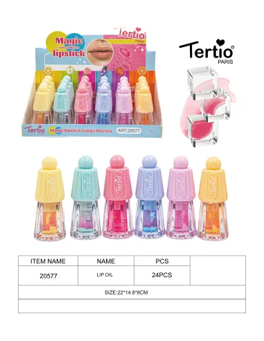 Tertio – Brillo Labial Mágico de Larga Duración