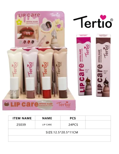Tertio – Bálsamo Hidratante para Labios con Brillo Cristalino 25039