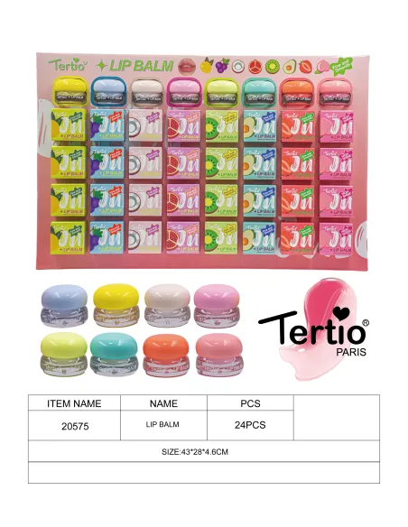Tertio – Bálsamo Labial Frutal Hidratante 20575 Tertio – Bálsamo Labial Frutal Hidratante 20575