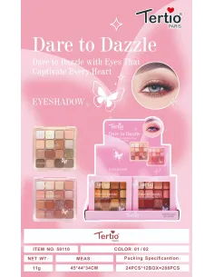 Tertio Ouse Deslumbrar – Paleta de Sombras 9 Cores