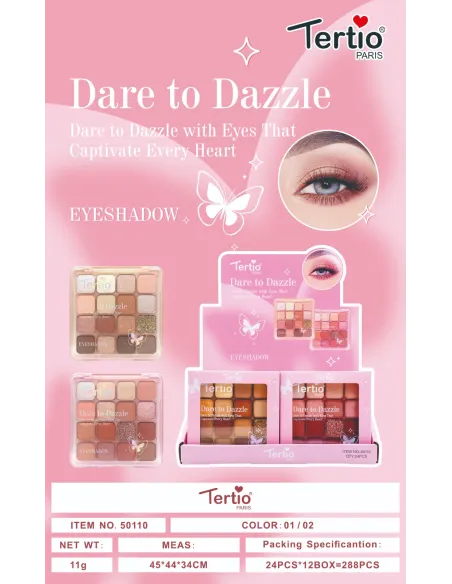 Tertio Dare to Dazzle – Palette di Ombretti 9 Colori