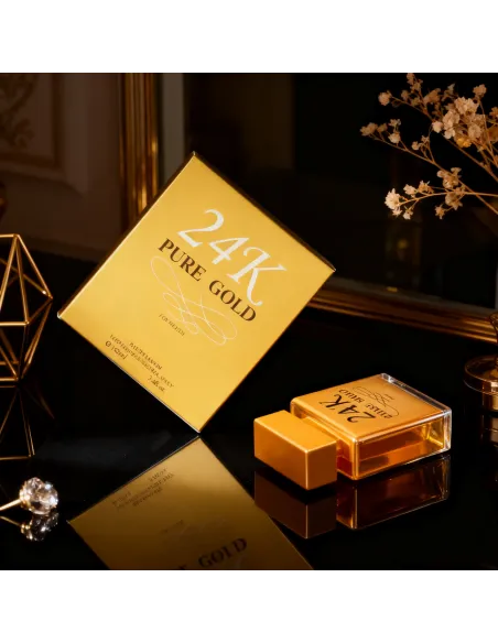 Eau de Parfum 24K Ouro Puro para Mulher – 100 ml