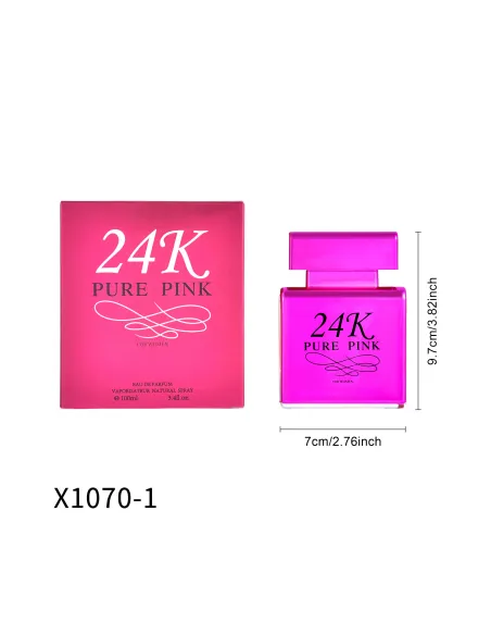 24K Pure Pink Eau de Parfum para Mulher – 100 ml