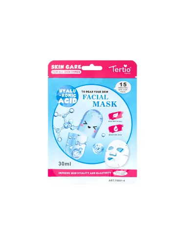Mascarilla Facial Tertio Ácido Hialurónico 30ml – Hidratación Intensa