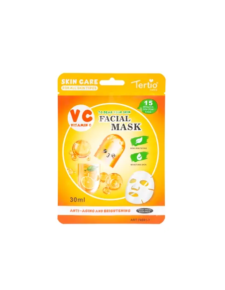 Mascarilla Facial Tertio Vitamin C 30ml – Antiedad e Iluminadora