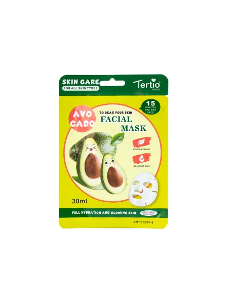 Mascarilla Facial Tertio Avocado 30ml – Nutritiva e Hidratación Profunda
