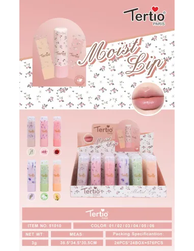 Tertio Moist Lip 3g – Bálsamo Labial Hidratante con Fragancias Naturales