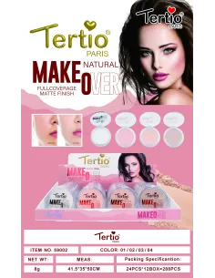 Tertio Make Over – Polvo Compacto Mate (Ref. 59002)