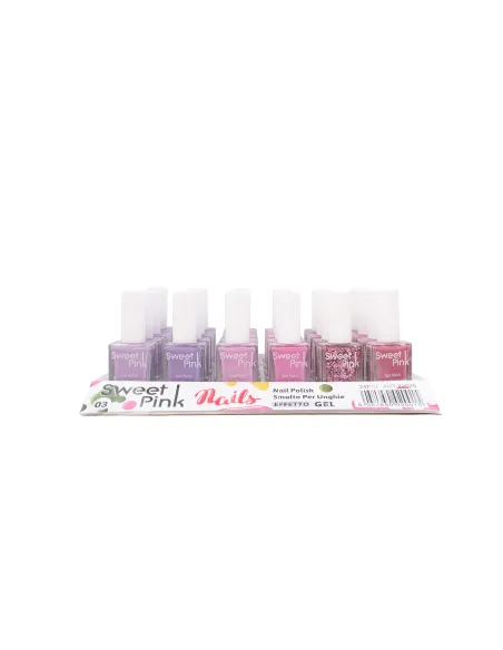 Sweet Pink – Pack 24 Esmaltes de Uñas Efecto Gel (Colores Variados) N3