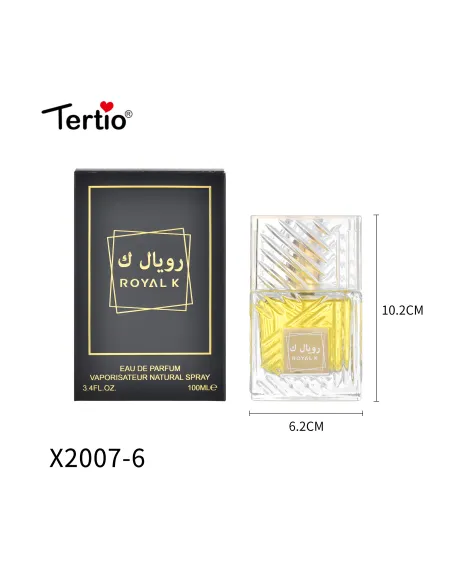 Tertio Royal K – Eau de Parfum Unissex 100 ml (Ref. X2007-6)