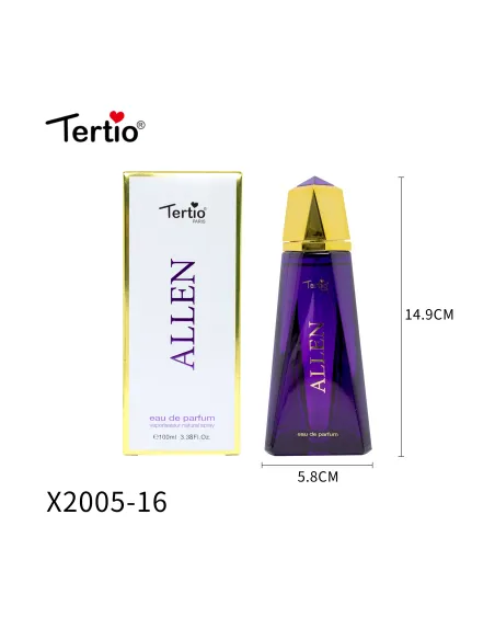 Tertio Allen – Eau de Parfum Mujer 100 ml (Ref. X2005-16)