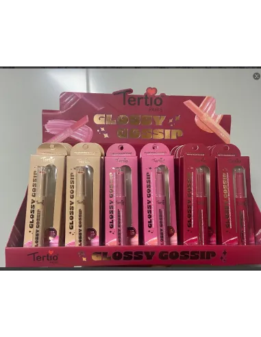 Tertio Glossy Gossip – Bálsamo Labial Brillante con Efecto Voluminizador (Ref. 20566)