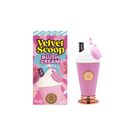 Tertio Velvet Scoop Blush Cream Eau de Parfum 100ml – Profumo Dolce Cremoso per Donna
