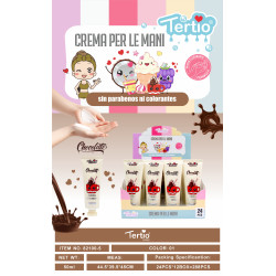 Tertio Chocolate Hand Cream 50 ml – Moisturizing Formula without Parabens or Colorants