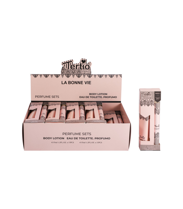 Set de Perfume y Loción Corporal La Bonne Vie – 2 Piezas de 35 ml X2006-1
